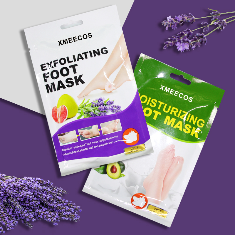 Natural Organic Lavender Foot Peel Mask Peeling Nourishing Exfoliating Foot Mask