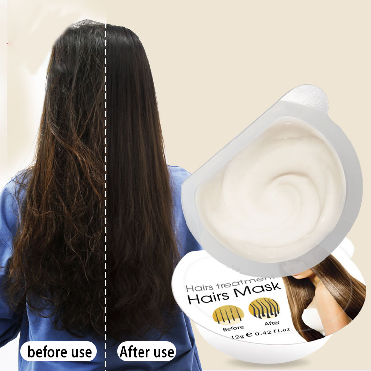 Salon Hair Care Products Shea Butter Organic Argan Oil Repair Damage Dry Frizz Restore Soft Smooth Hair Mask