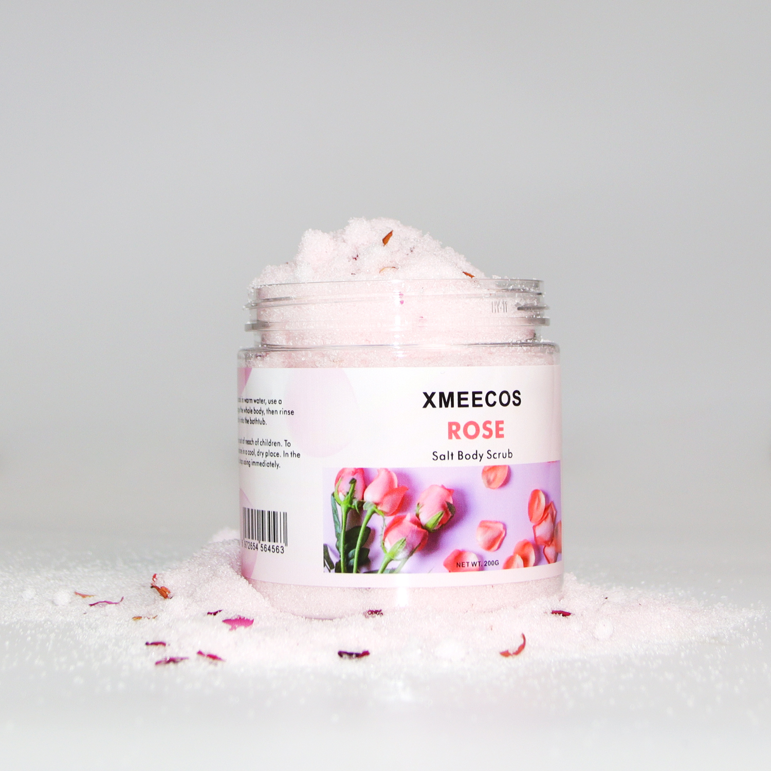 Custom Logo Natural Rose Plant Body Scrub