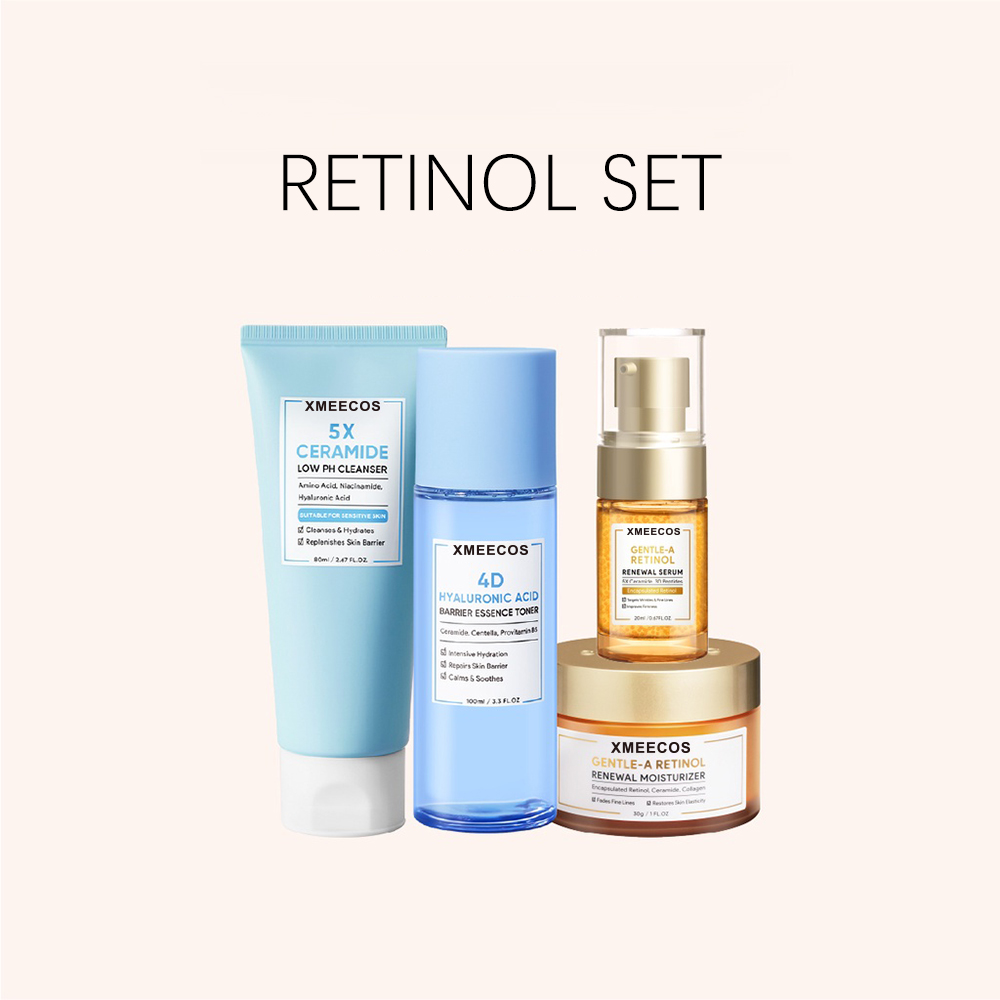 Organic Facial Set Anti Aging Repairing Skin Care Set
