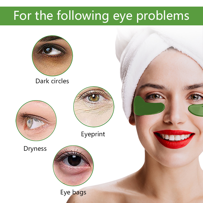 Aloe Vera Eye Mask Anti Eye Bags Gel Remove Dark Circle Collagen Crystal Eye Mask