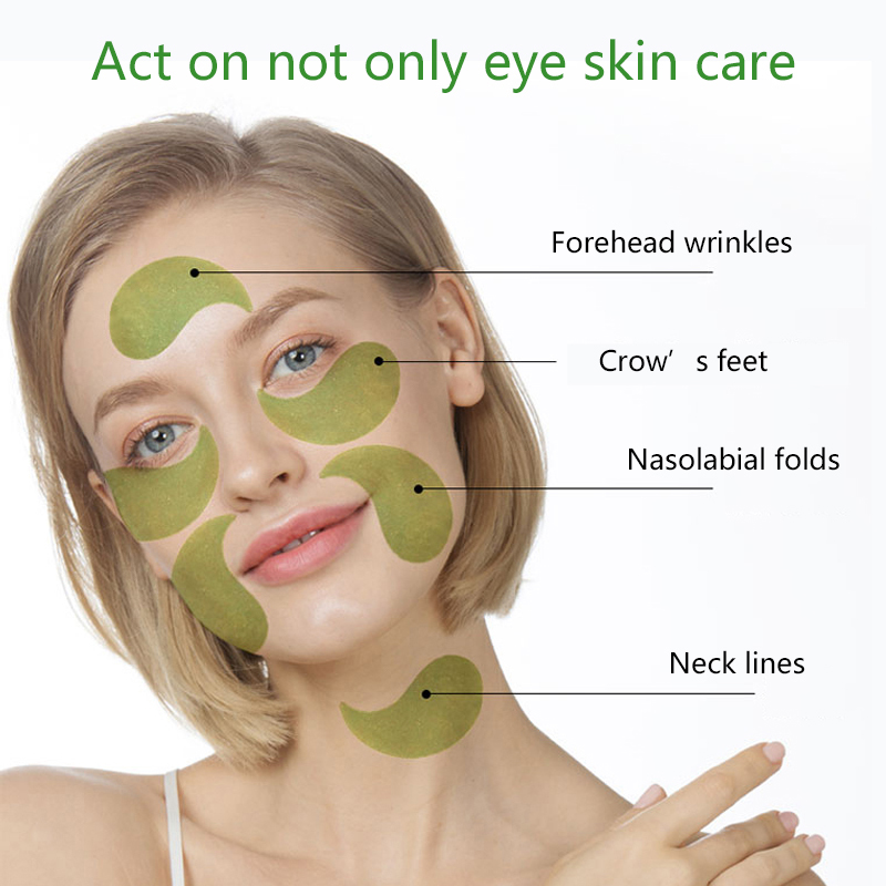 Aloe Vera Eye Mask Anti Eye Bags Gel Remove Dark Circle Collagen Crystal Eye Mask