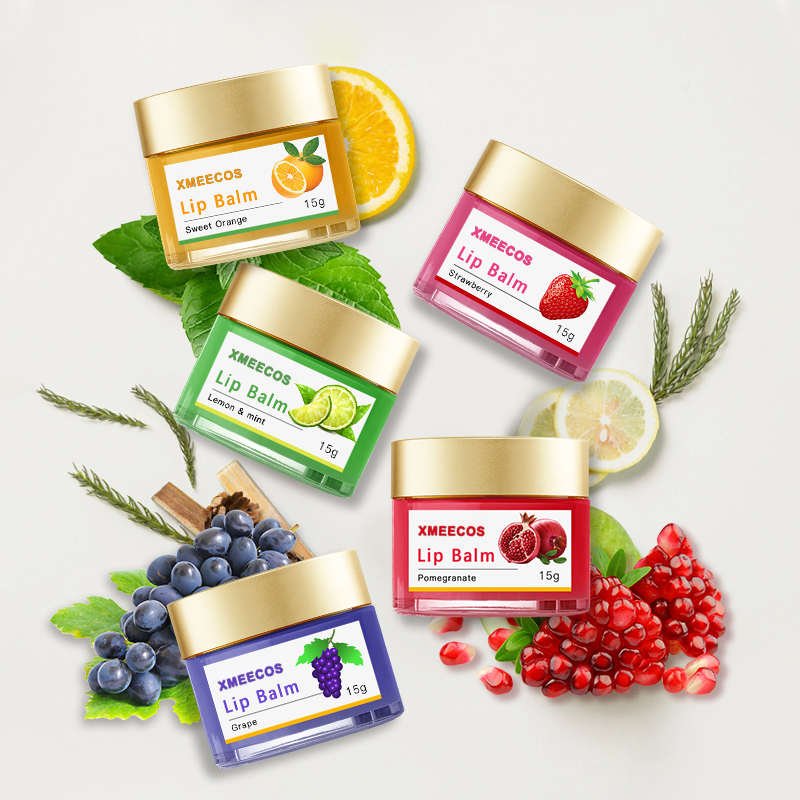 Nourishing Vegan Organic Night Fruit Lip Care Moisturizing Lip Balm