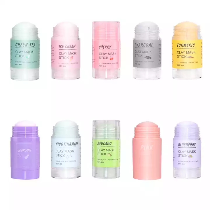 Face Skin Care Cleansing Mask Clay Mud Organic Avocado Mask Stick