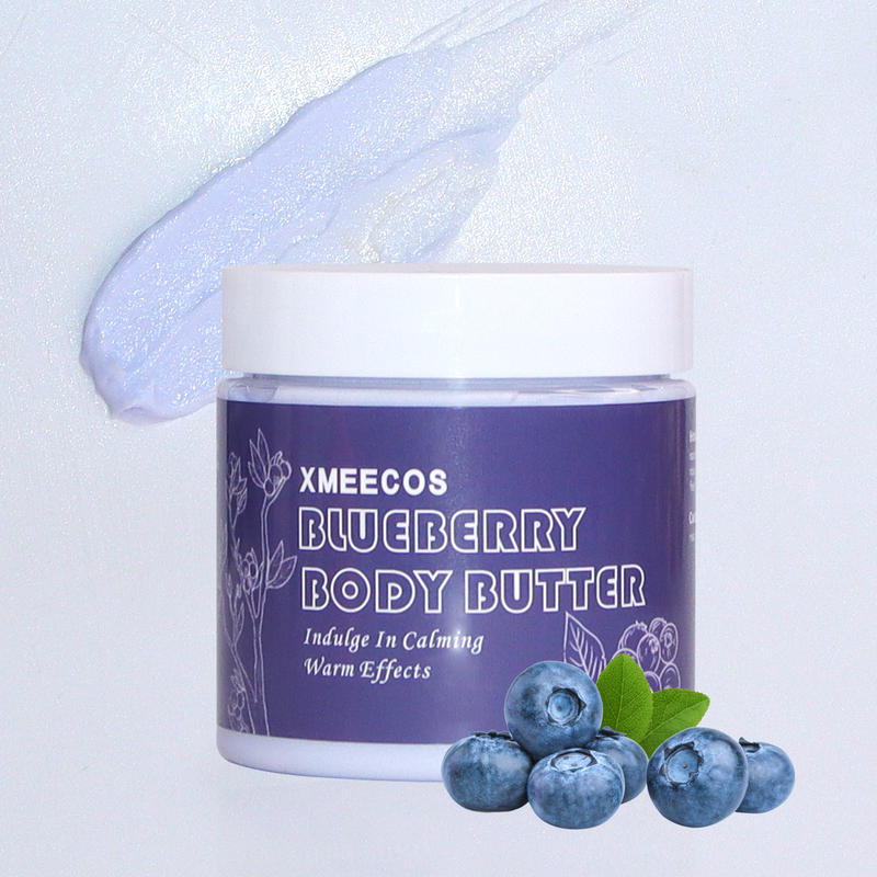 Private label natural organic blueberry body butter