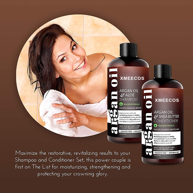 Private Label Sulfate Free Argan Oil Shampoo And Conditioner