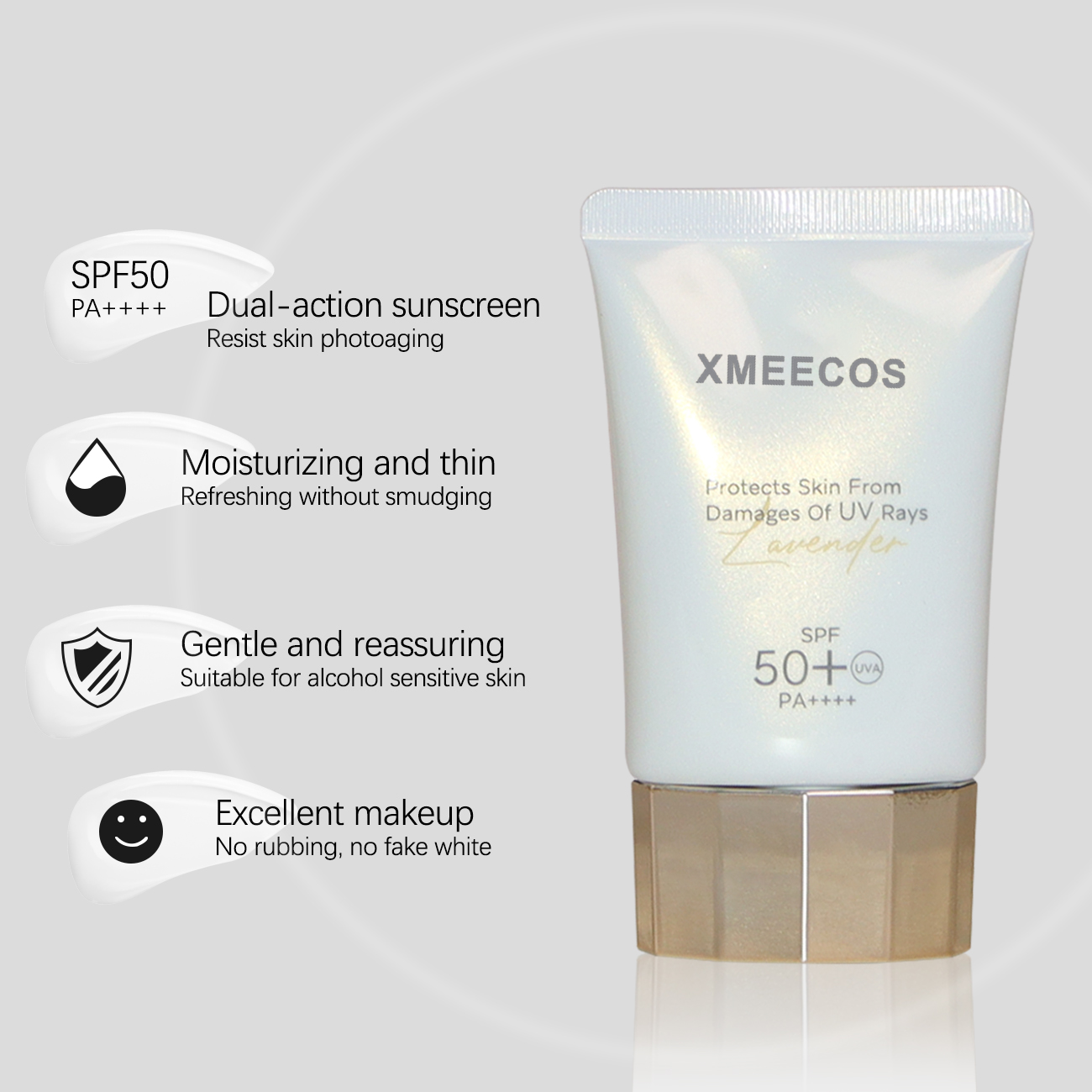 SPF 50 Sunblock Sunscreen Moisturizer Whitening Organic Face Cream