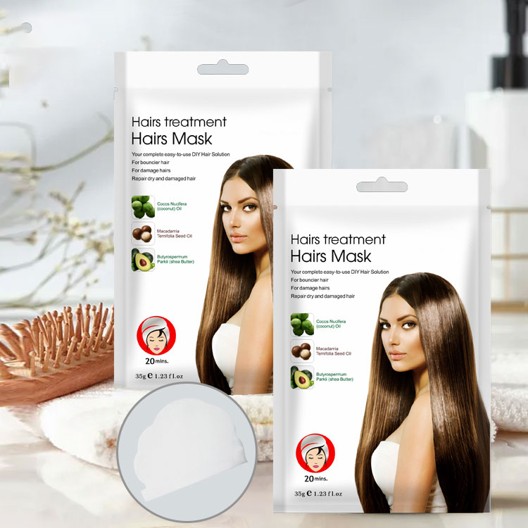 Argan Oil Treatment Hair Mask Cap for Damaged Hair