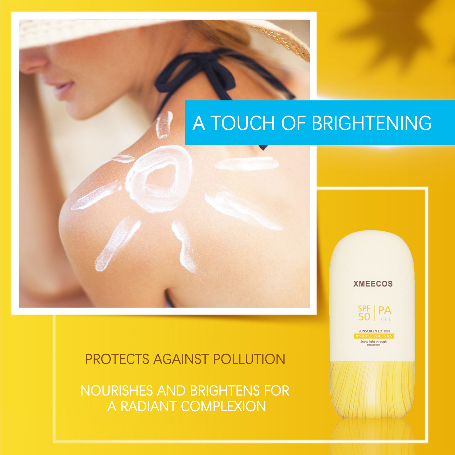 Sun Protection Spf 50 Waterproof Whitening Sunscreen