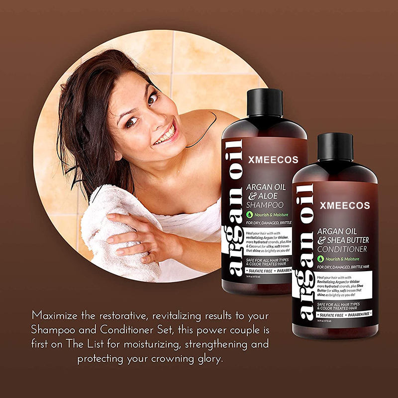 Private Label Sulfate Free Argan Oil Shampoo And Conditioner