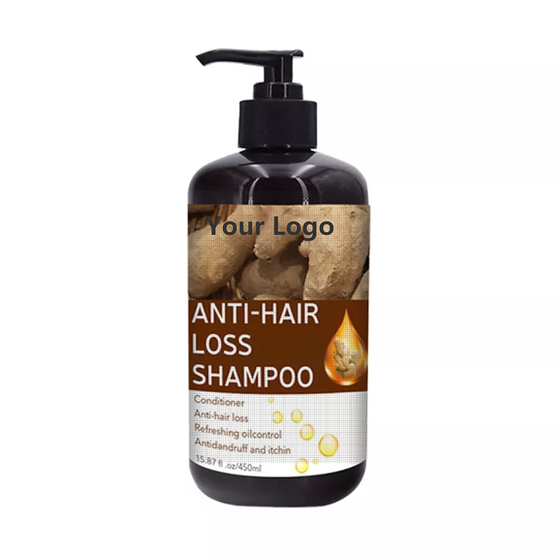 Natural Herbal Ginger Hair Growth Shampoo And Conditioner