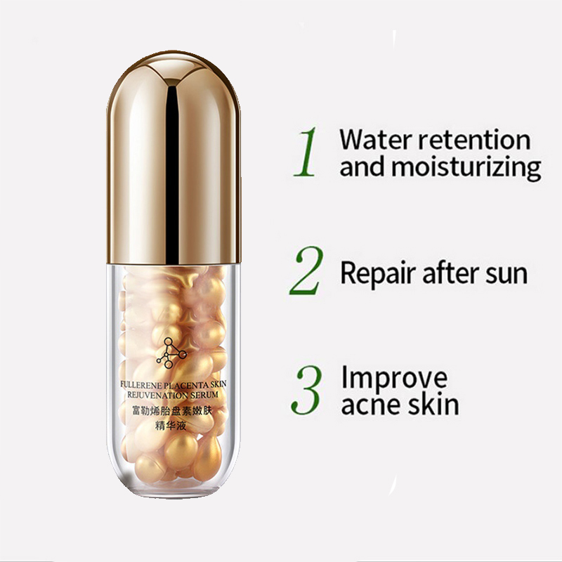 Facial Serum Collagen Vitamin Brightening Capsules