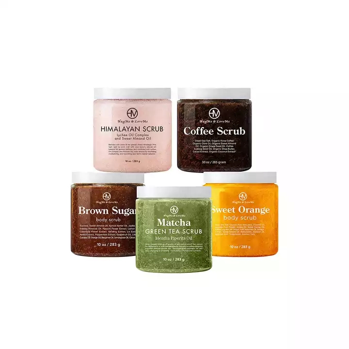 Tea Sea Salt Body Scrub Organic Himalayan Sugar Coffee Green Exfoliator