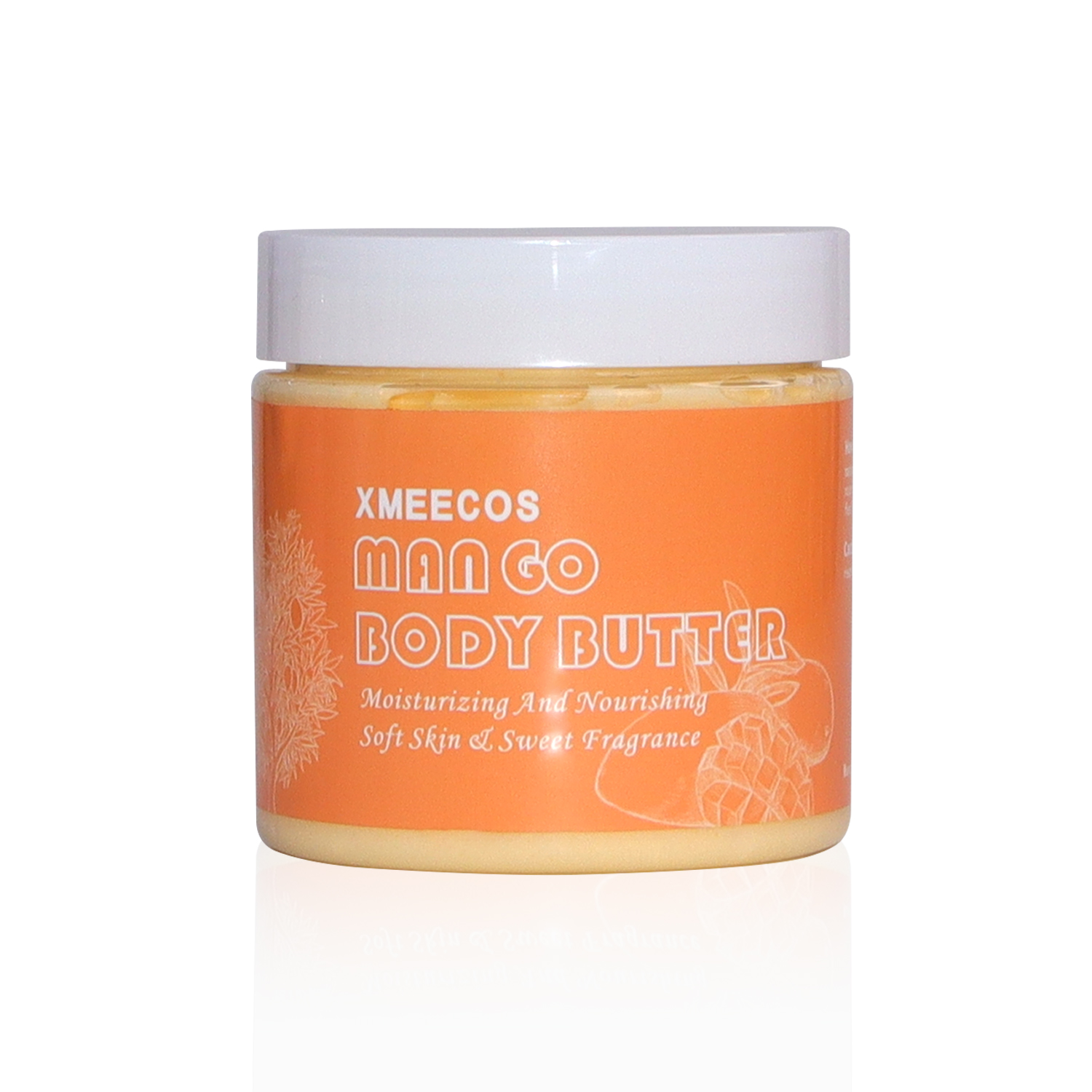 Moisturizing Hydrating Natural Mango Raw Organic Whipped Body Butter