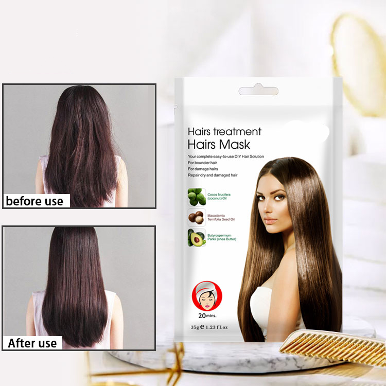Argan Oil Treatment Hair Mask Cap for Damaged Hair