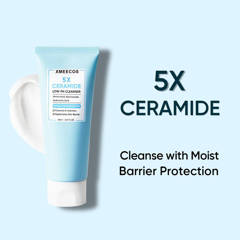 5X Ceramide Amino Acid Gentle Facial Wash Cleanser