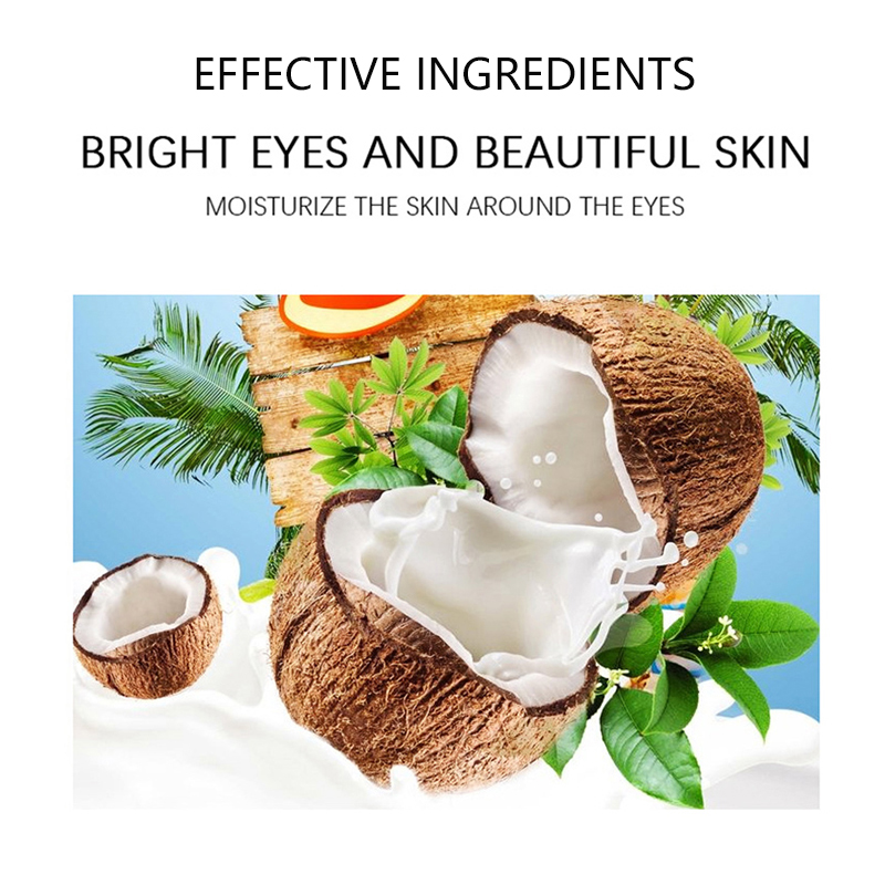 Custom Logo Coconut Collagen Jelly Eye Mask Eye Care