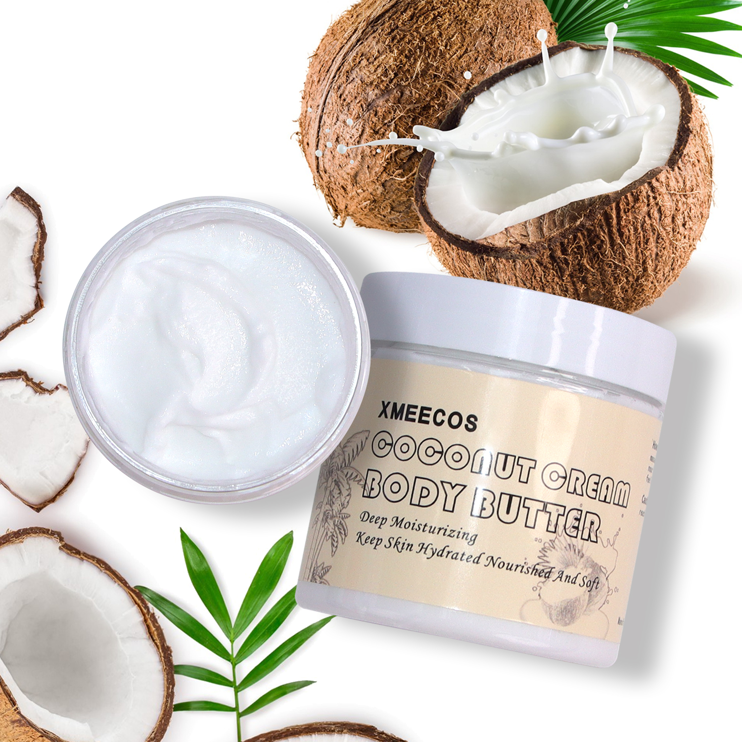 Vegan Natural Body Cream Whitening Body Butter