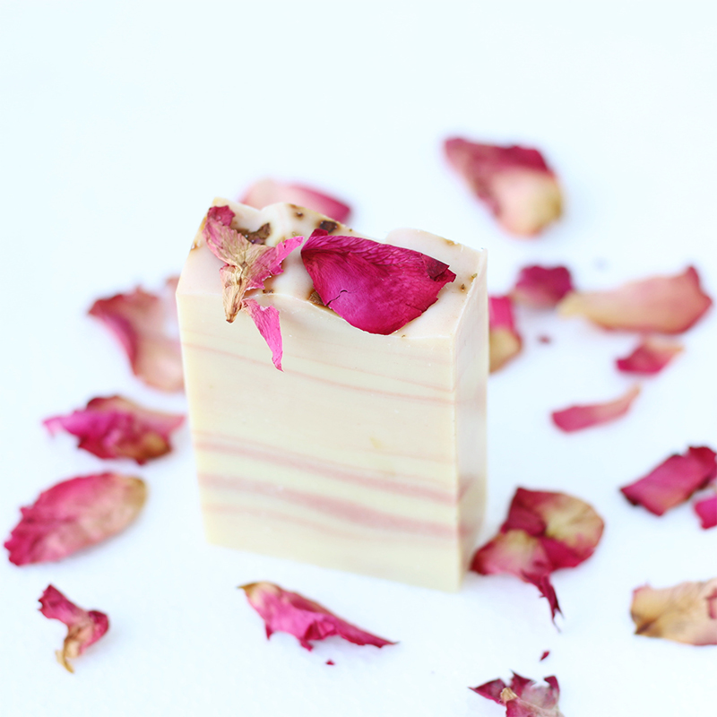 Rose Petal Essential Oil Handmade Soap