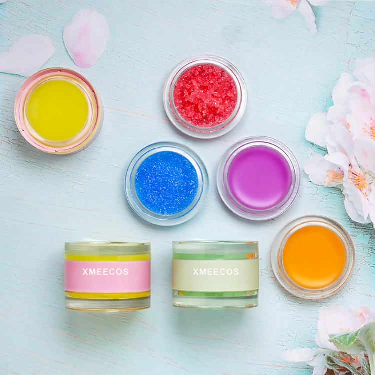 Lip Care 2 Set in One Fruit Extract Lip Scrub Lip Balm