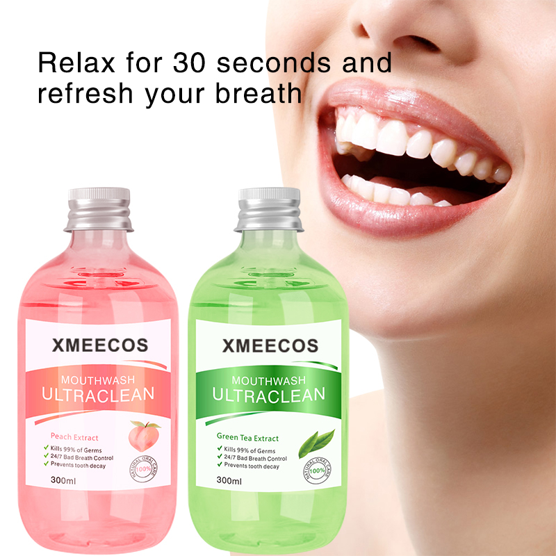 300ml Freshing Breath Fruit Flavors Mouthwash Cleaning Teeth Whitening Mouth Wash