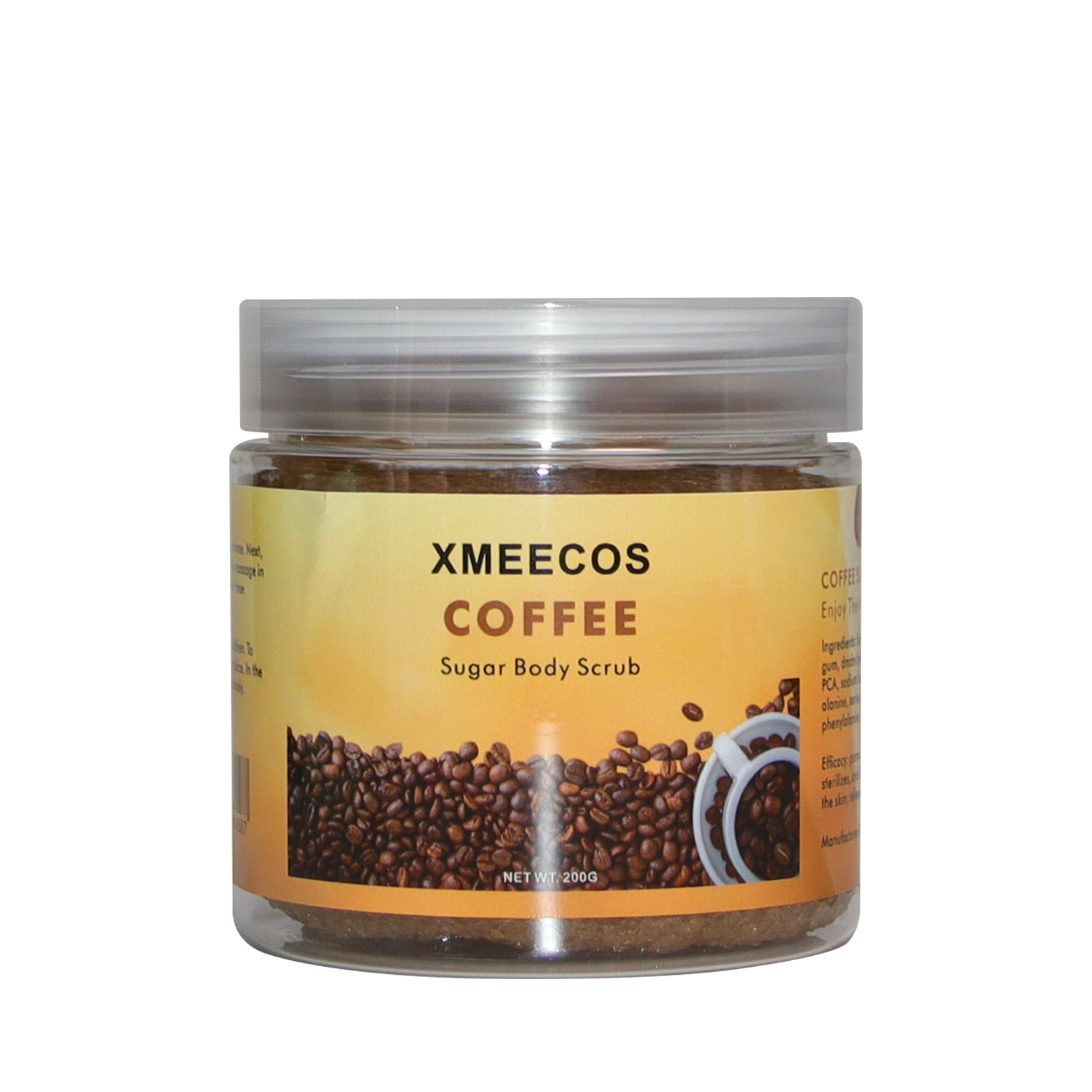 Factory Sell Vegan Exfoliating Sugar Coffee Body Scrub