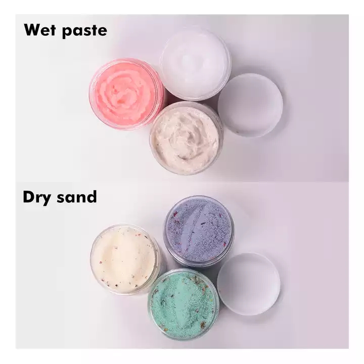 Ice Cream Rose Body Scrub Milk Himalayan Salt Exfoliating Exfoliator 