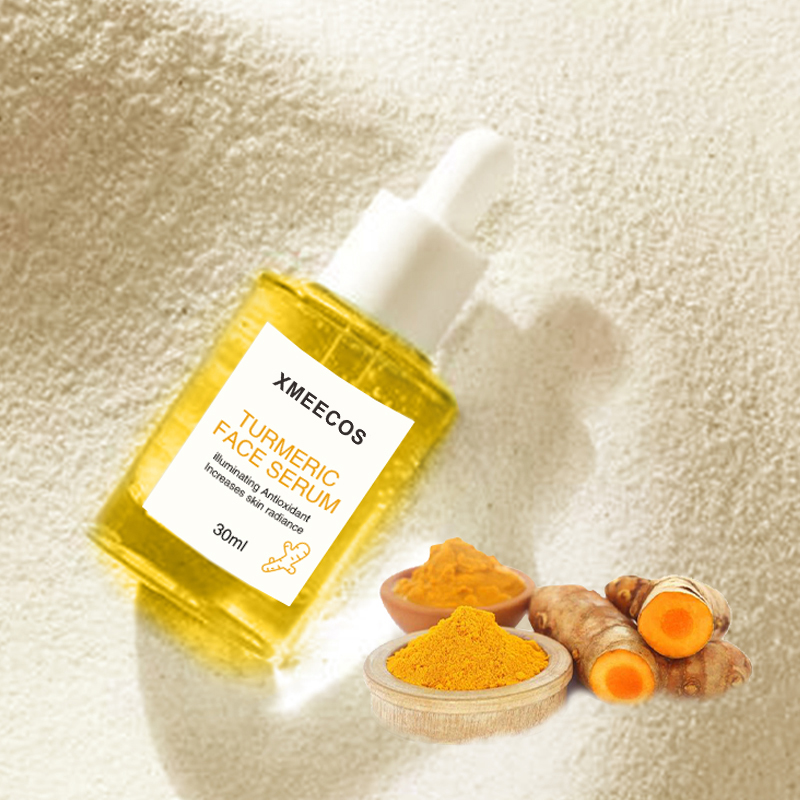 Private Label Oem Vegan Turmeric Brightening Skin Care Face Serum Whitening Vitamin C Face Serum