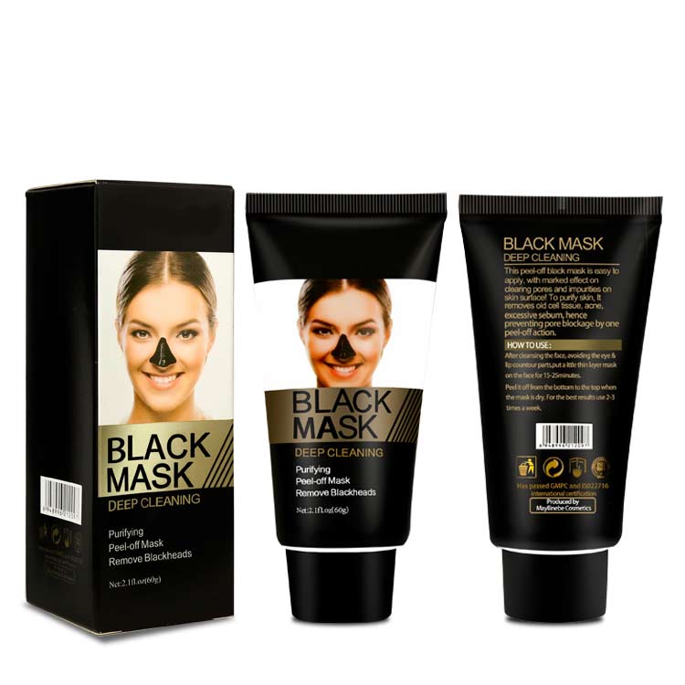 Bamboo Charcoal Blackhead Tearing Facial Masks Black Carbon Face Mask Facemask Skin Care Masks of Blackhead