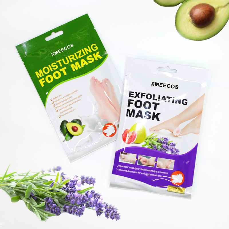 Natural Organic Lavender Foot Peel Mask Peeling Nourishing Exfoliating Foot Mask