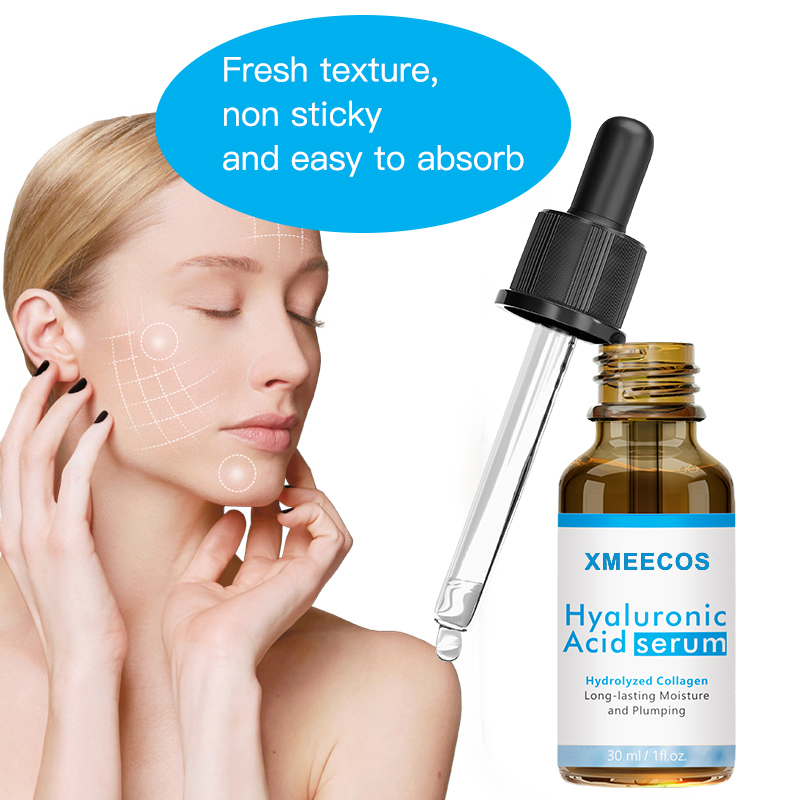 Organic Moisturizing Whitening Vitamin C Serum For Face Hyaluronic Acid Serum Skin Care 30ml
