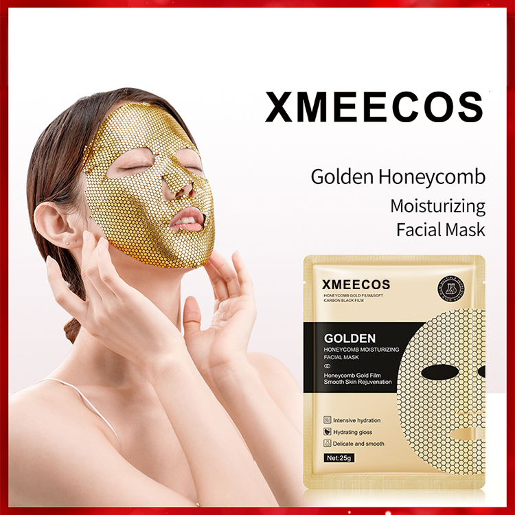 24K Golden Firm Honeycomb Smooth Skin Rejuvenation Facial Sheet Mask