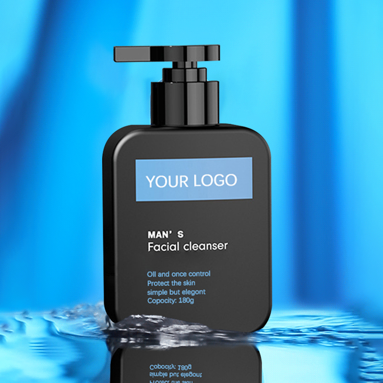 Men Facial Cleanser Foam Exfoliating Cleansing Pore Moisture Skin Care Washing Mousse Cleanser