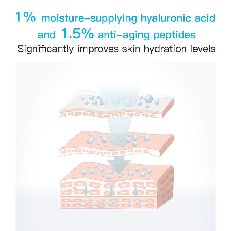Organic Moisturizing Whitening Vitamin C Serum For Face Hyaluronic Acid Serum Skin Care 30ml