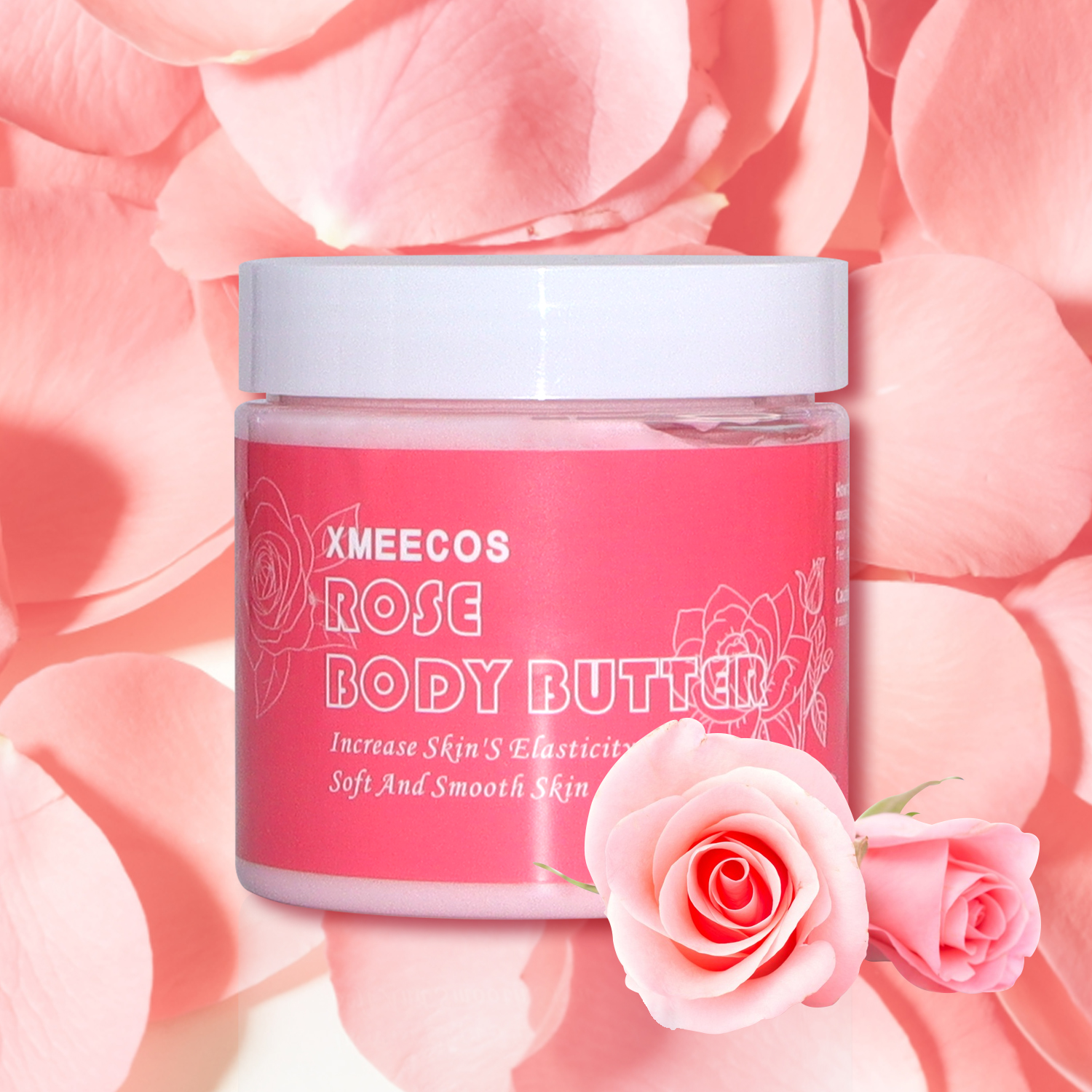 200g Wholesale Organic Rose Lightening Moisturizing Body Butter