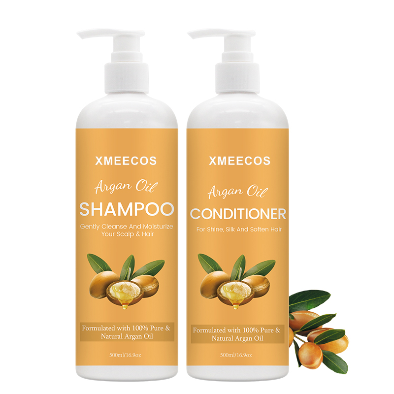 Argan Oil Soften Gently Clean Shine Hair Shampoo And Conditioner Hair Set