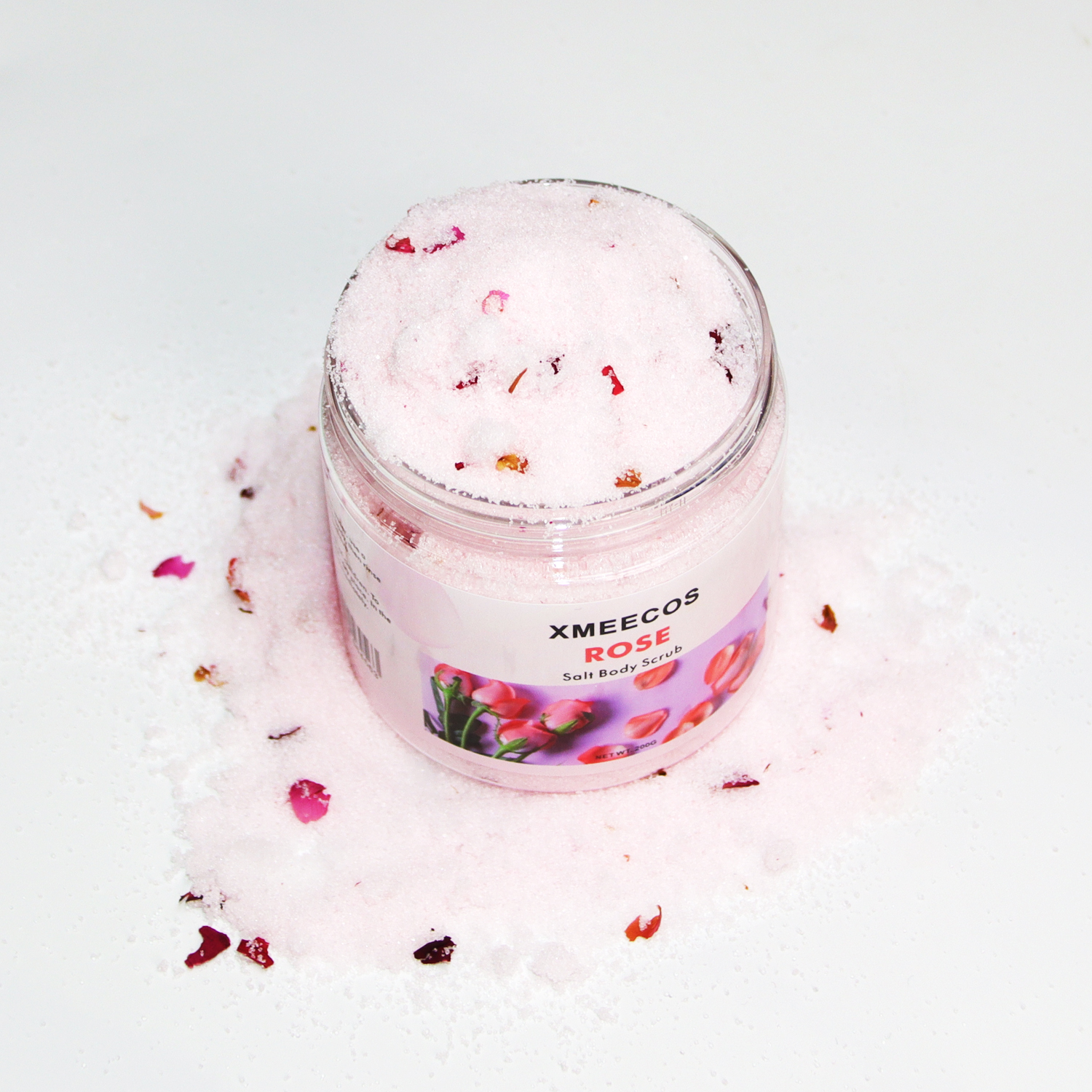 Custom Logo Natural Rose Plant Body Scrub