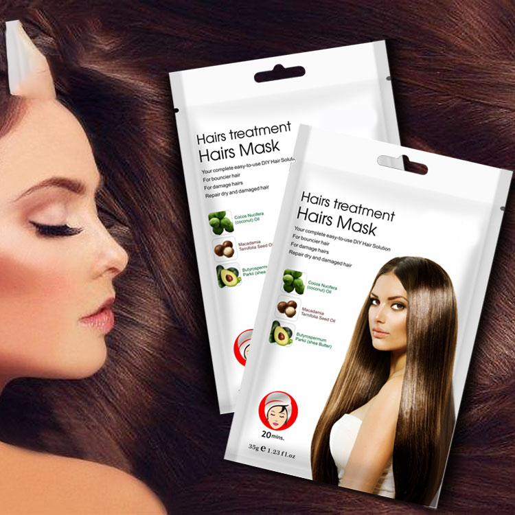 Argan Oil Treatment Hair Mask Cap for Damaged Hair