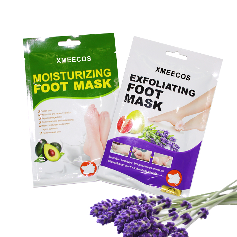 Natural Organic Lavender Foot Peel Mask Peeling Nourishing Exfoliating Foot Mask