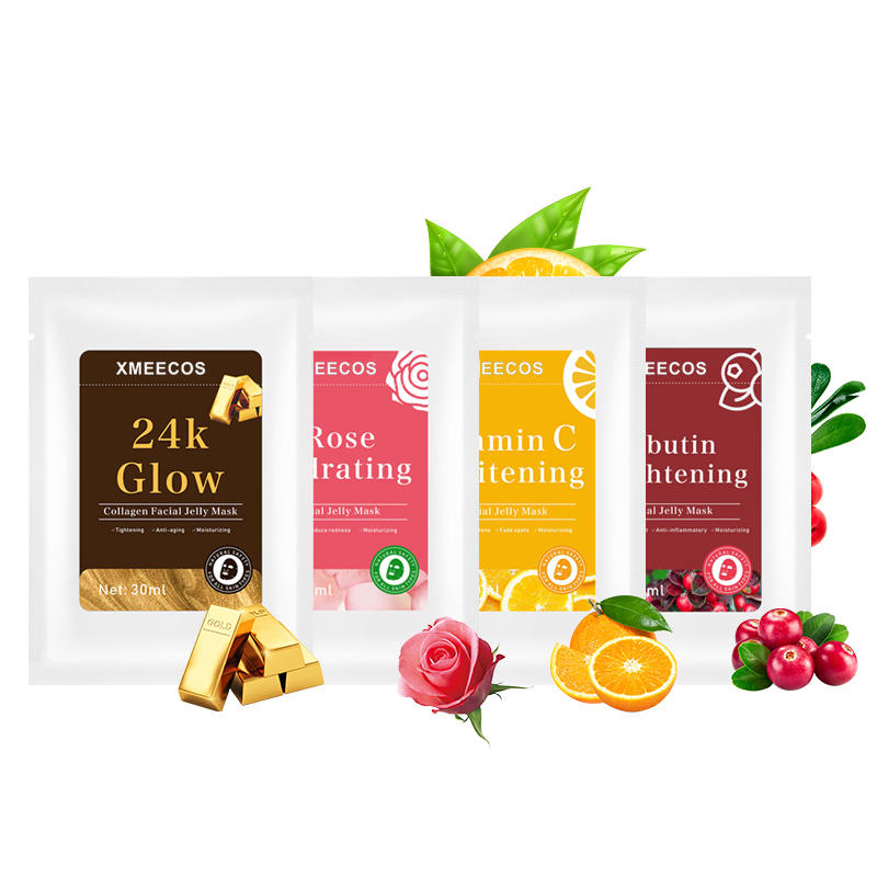 Factory Rose Face Mask Sheet Arbutin Natural 24k Gold Vitamin C Moisturizing Whitening Facial Mask