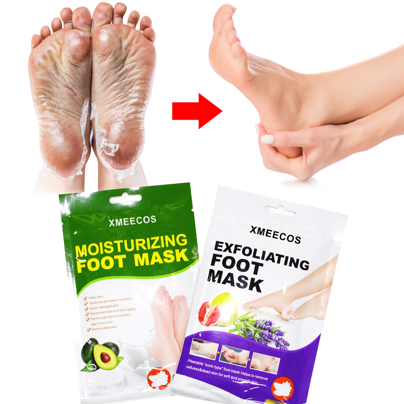 Natural Organic Lavender Foot Peel Mask Peeling Nourishing Exfoliating Foot Mask