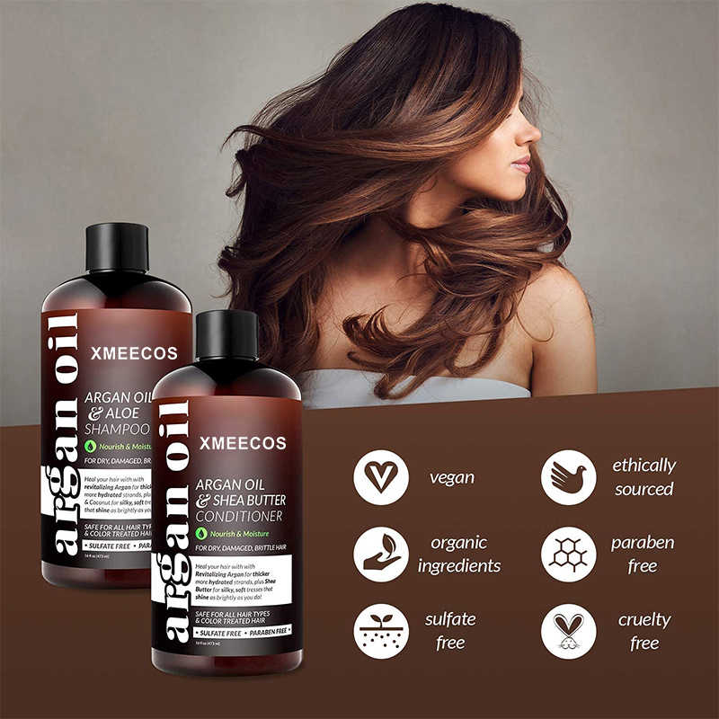 Private Label Sulfate Free Argan Oil Shampoo And Conditioner