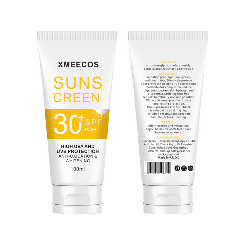 Sunscreen Spf 30 + Organic Anti-uv Waterproof Anti-perspiration Refreshing Sunscreen 