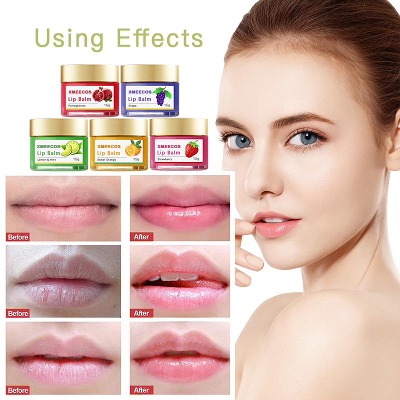 Nourishing Vegan Organic Night Fruit Lip Care Moisturizing Lip Balm