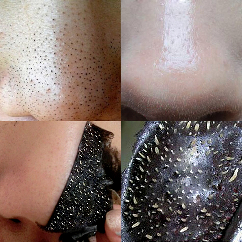Bamboo Charcoal Blackhead Tearing Facial Masks Black Carbon Face Mask Facemask Skin Care Masks of Blackhead