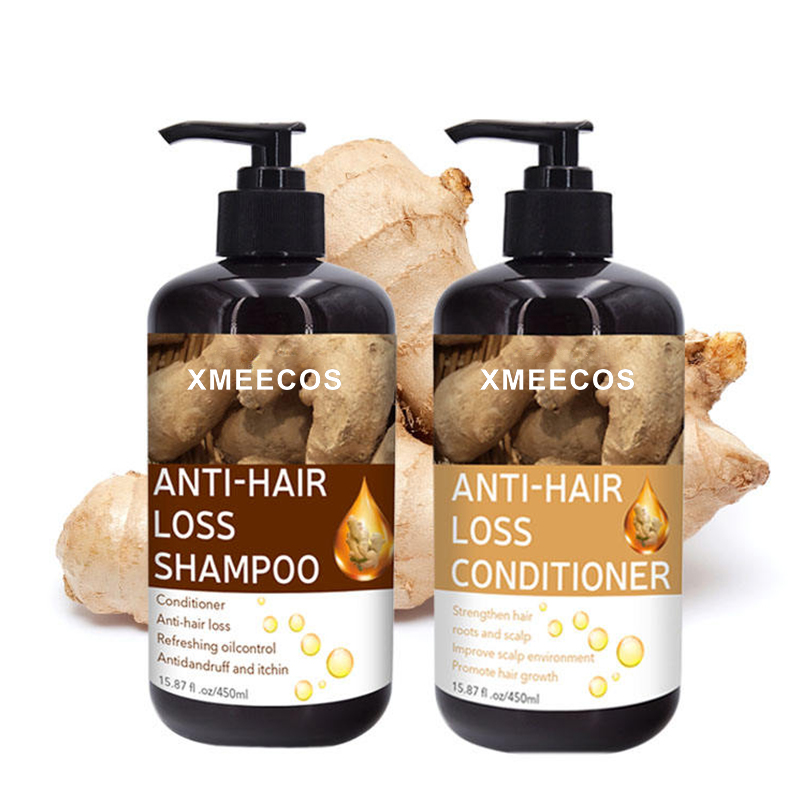 Natural Herbal Ginger Hair Growth Shampoo And Conditioner