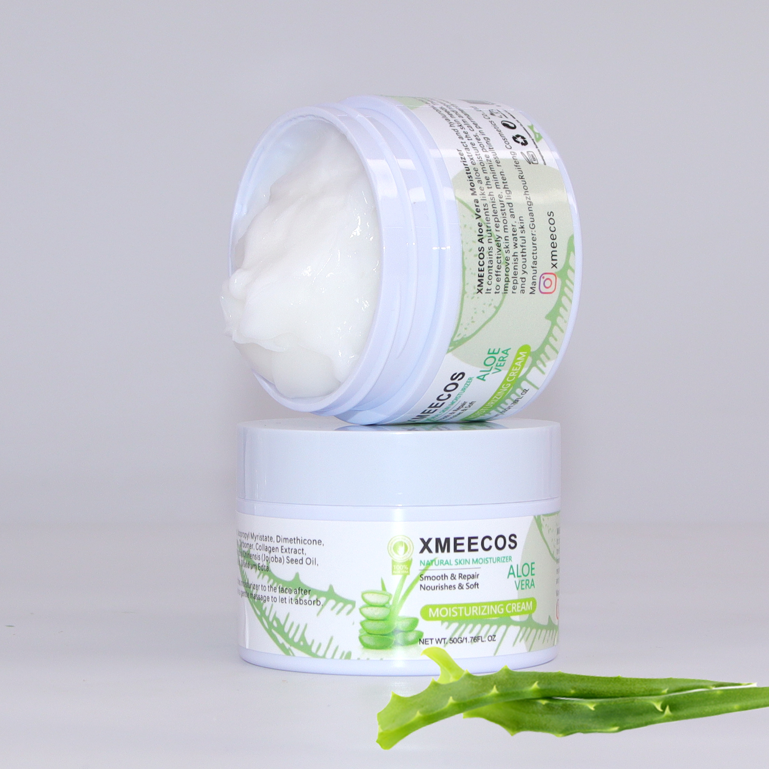 Natural Aloe Vera Moisturizer Facial Cream 