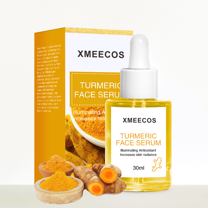 Private Label Oem Vegan Turmeric Brightening Skin Care Face Serum Whitening Vitamin C Face Serum