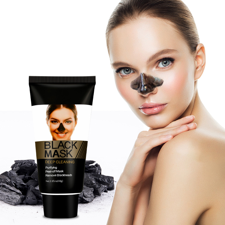 Bamboo Charcoal Blackhead Tearing Facial Masks Black Carbon Face Mask Facemask Skin Care Masks of Blackhead
