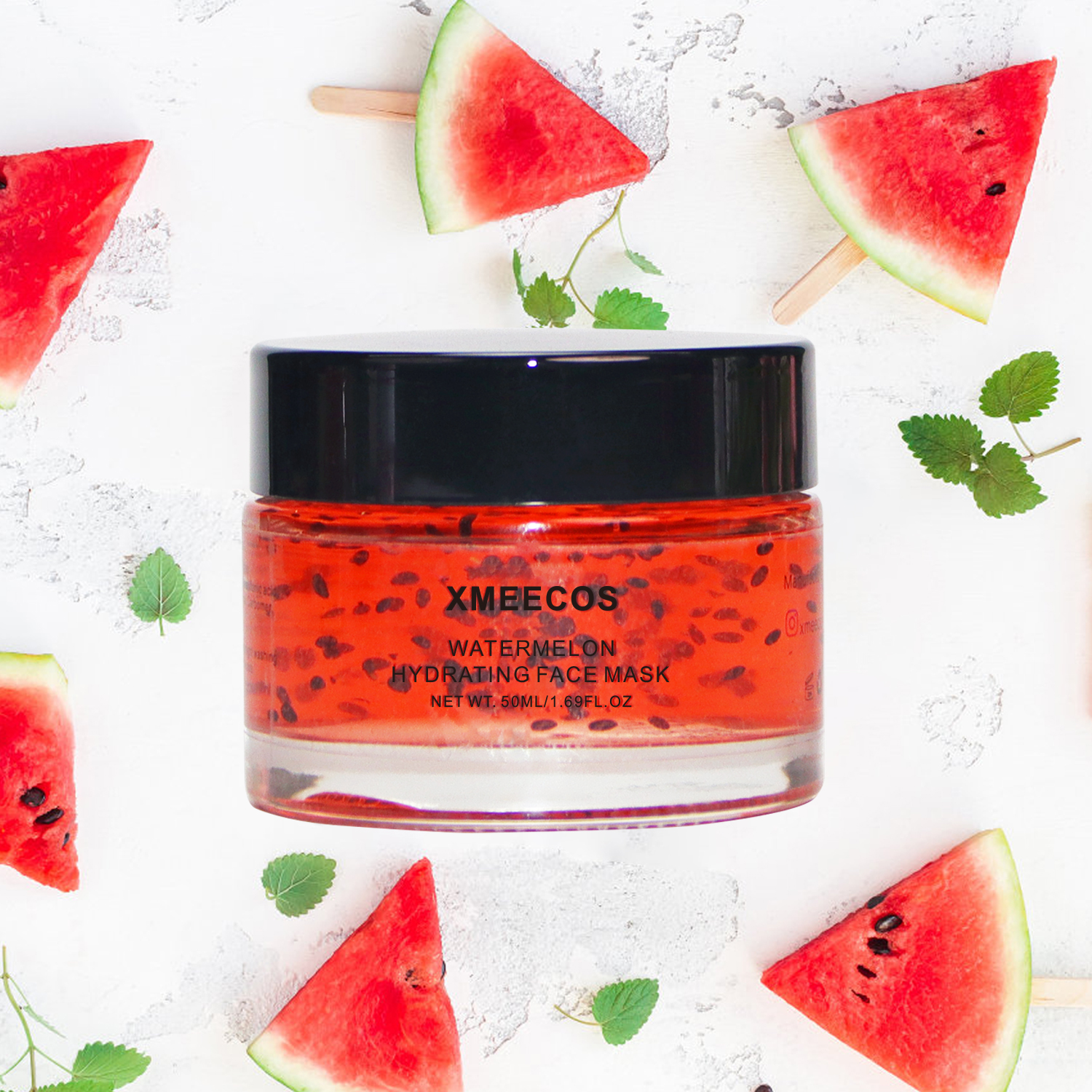 Custom Exfoliating Skin Moisturizing Watermelon Jelly Gel Mask